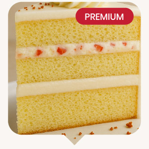 Strawberry & Vanilla Cake